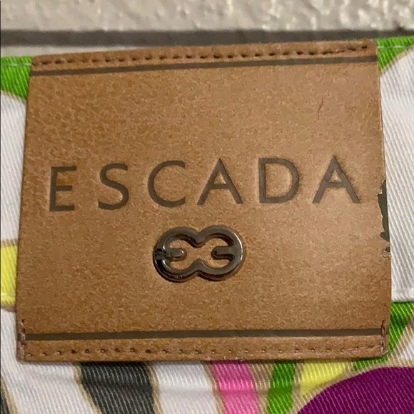 Escada Multi Colored A Line Pencil Skirt - Picture 4 of 5